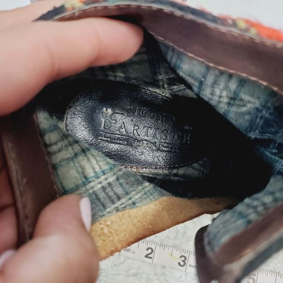 L'artiste Leather Boho Colorful Redding Boots, Size EU 36: US 5.5-6, Heel:2.5” - Picture 12 of 12